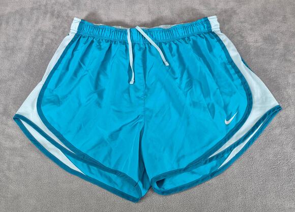 Nike Pants - Nike Womens Dri-FIT Blue Athletic Running Shorts Size L Performance